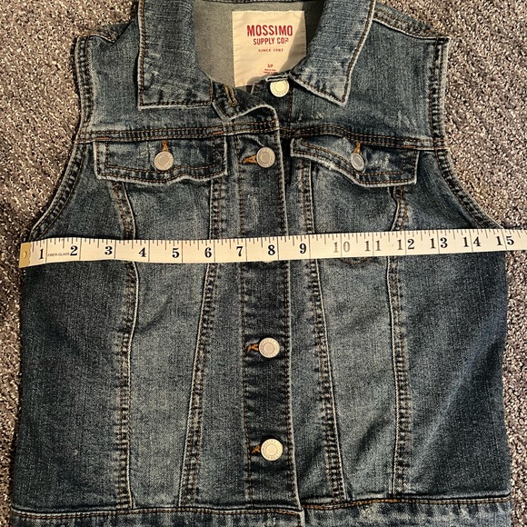 Mossimo Cropped Jean Jacket Size Small - Picture 8 of 9